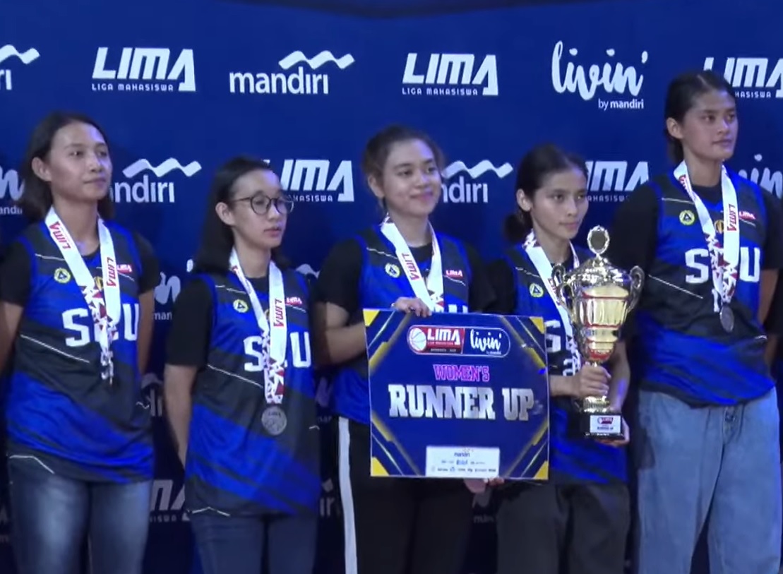 Tim Basket Putri Soegijapranata Catholic University (SCU) Raih Juara 2 Liga Mahasiswa 2022