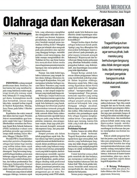 Olahraga dan Kekerasan