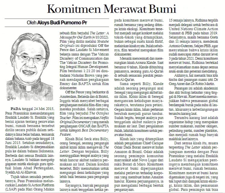 Komitmen Merawat Bumi