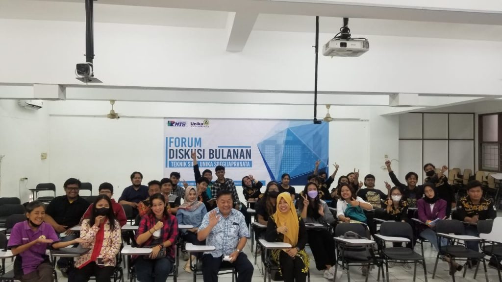 Pentingnya Sertifikasi di Dunia Konstruksi, Teknik Sipil Unika Soegijapranata Gelar Diskusi Bulanan