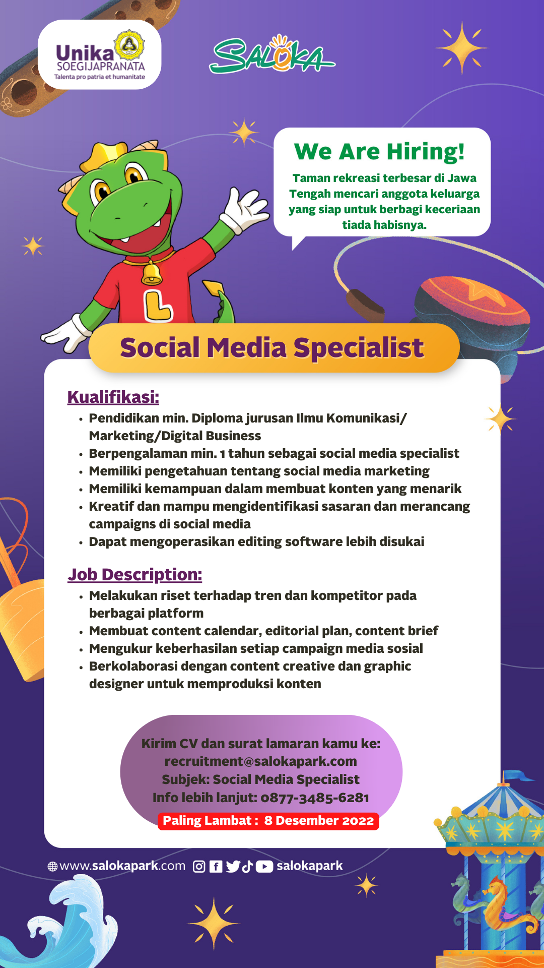 Event & Promotions , Social Media  Specialist @Saloka Park