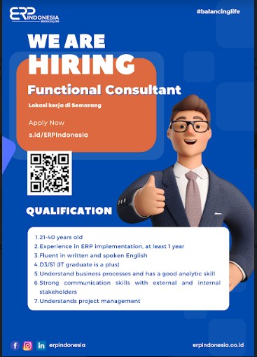 Functional Consultant Trainee, Functional Consultant & ODDO Developer @PT. Eka Reka Palakerti Indonesia