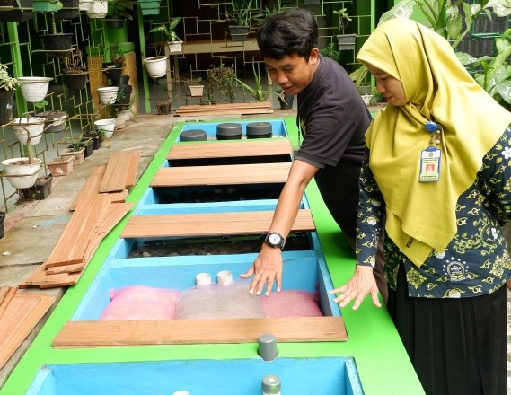 Tim Kedaireka RIL Unika Soegijapranata Ciptakan Kolam Filtrasi Pengolahan Air Limbah