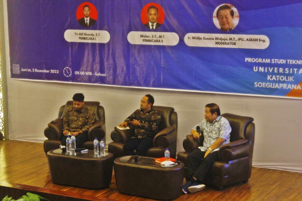 KMTS Unika Soegijapranata Adakan Kuliah Umum Bersama PT. Putra Baja Deli