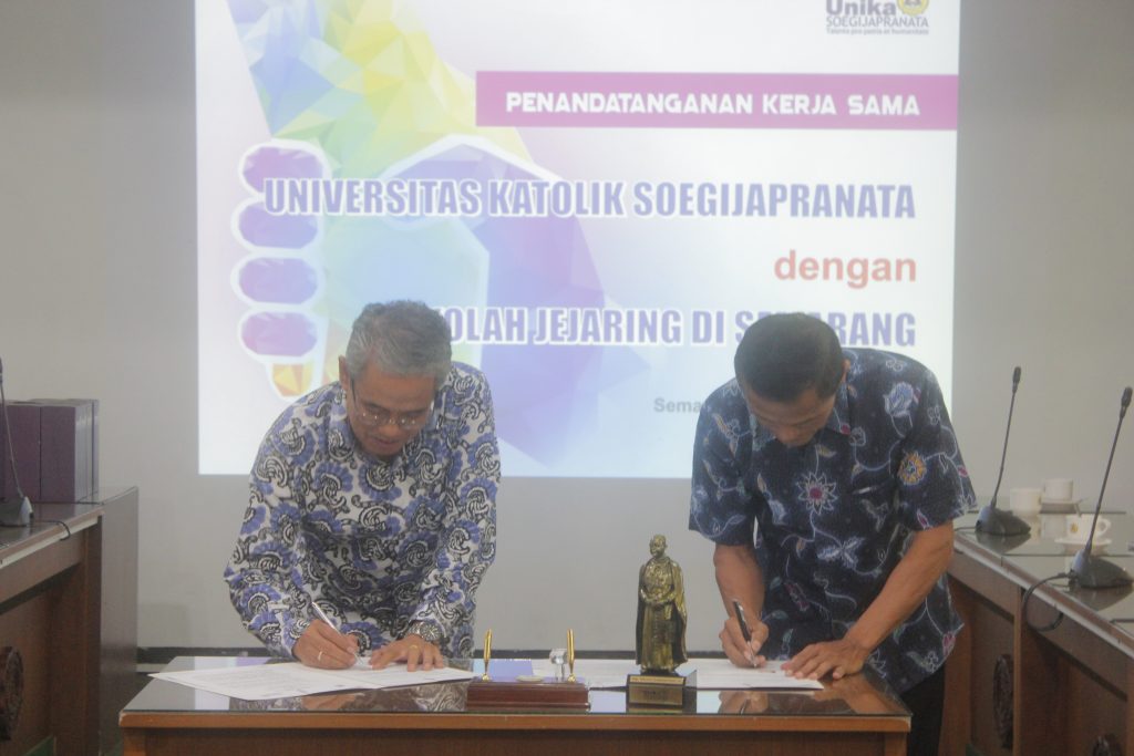 Unika Soegijapranata Jalin Kerja Sama dengan Beberapa Sekolah