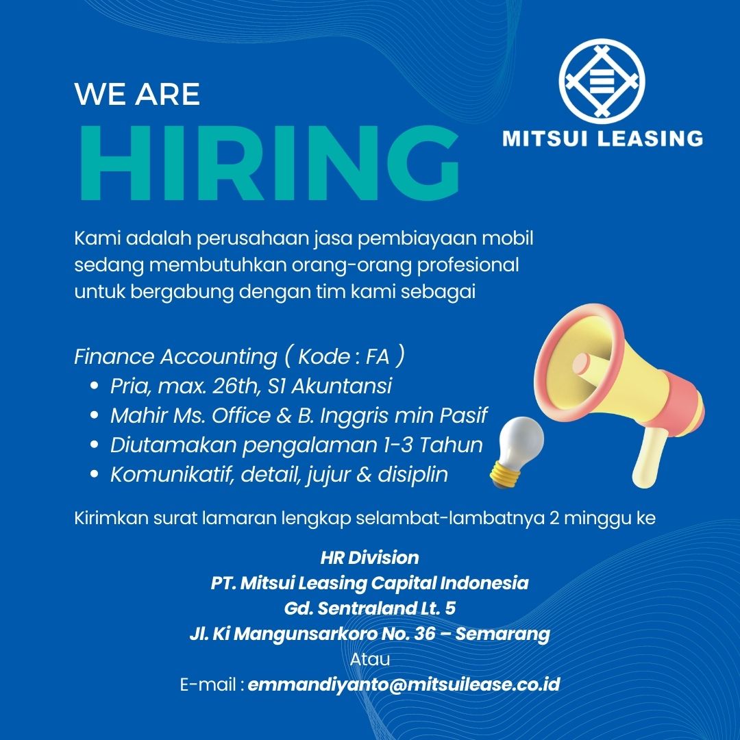 (060123) Finance Accounting @MITSUI LEASING