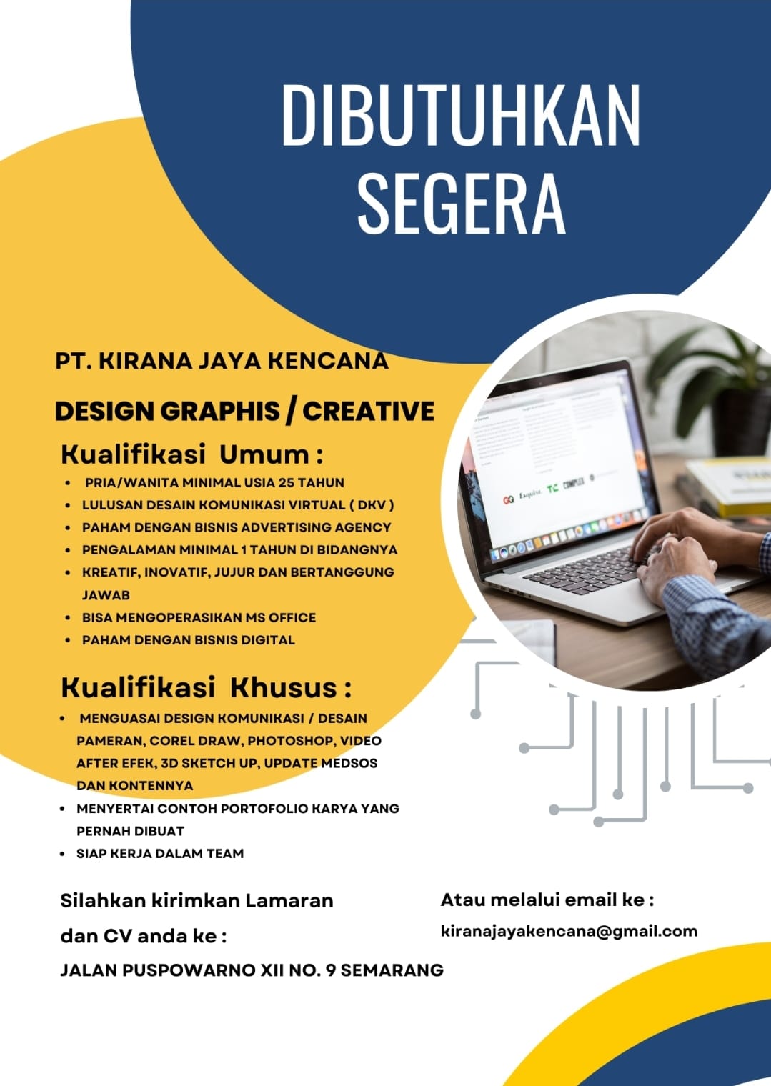 Design Graphis @PT. KIRANA JAYA KENCANA