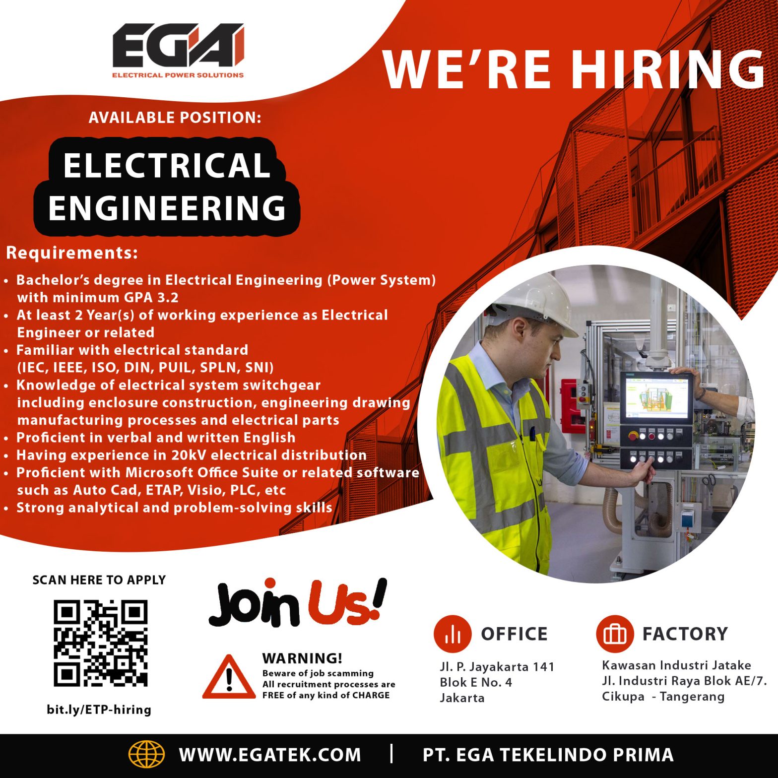 Electrical Engineering @EGA Electrical Power Solutions