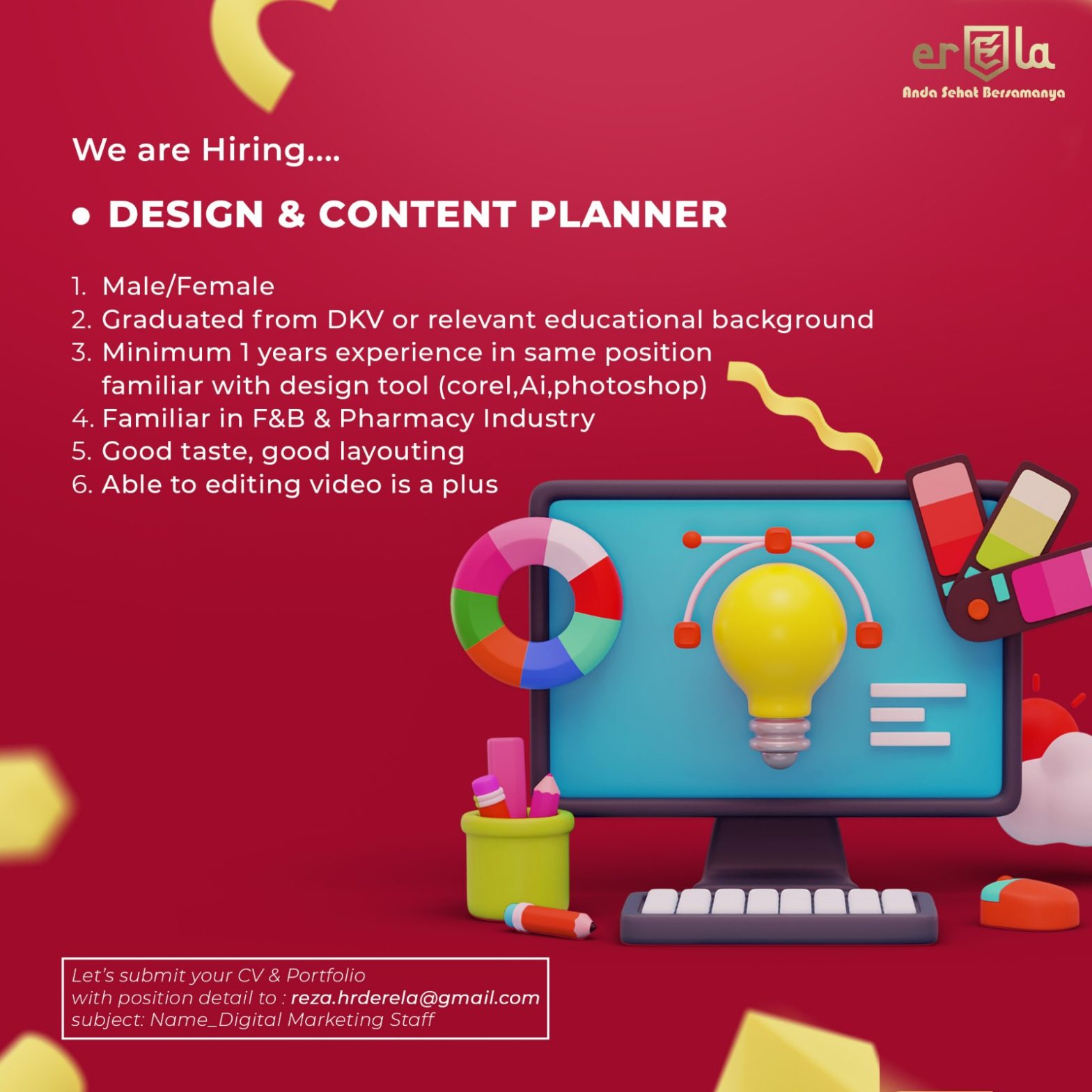 Desain & Content Planner @ERELA