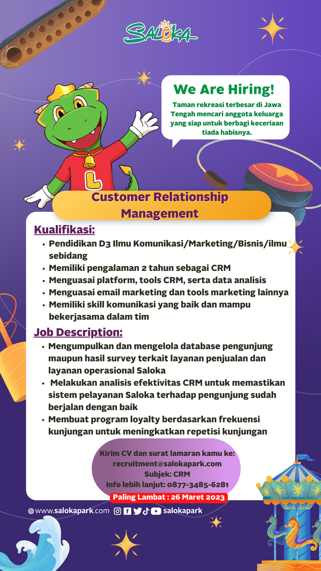 Customer Relationship Management @SALOKA