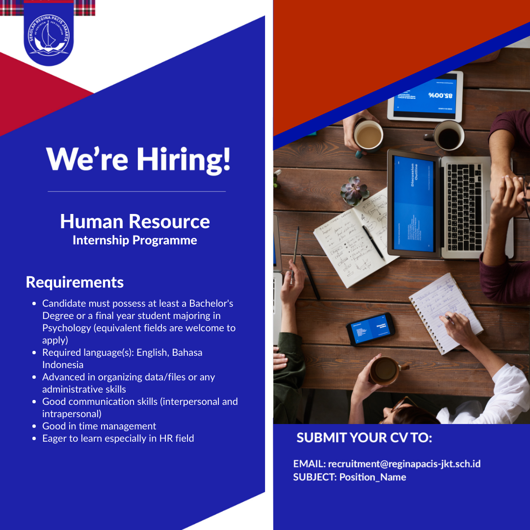 Human Resource @Sekolah Regina Pacis Jakarta