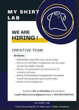 Creative Team @MY SHIRT LAB
