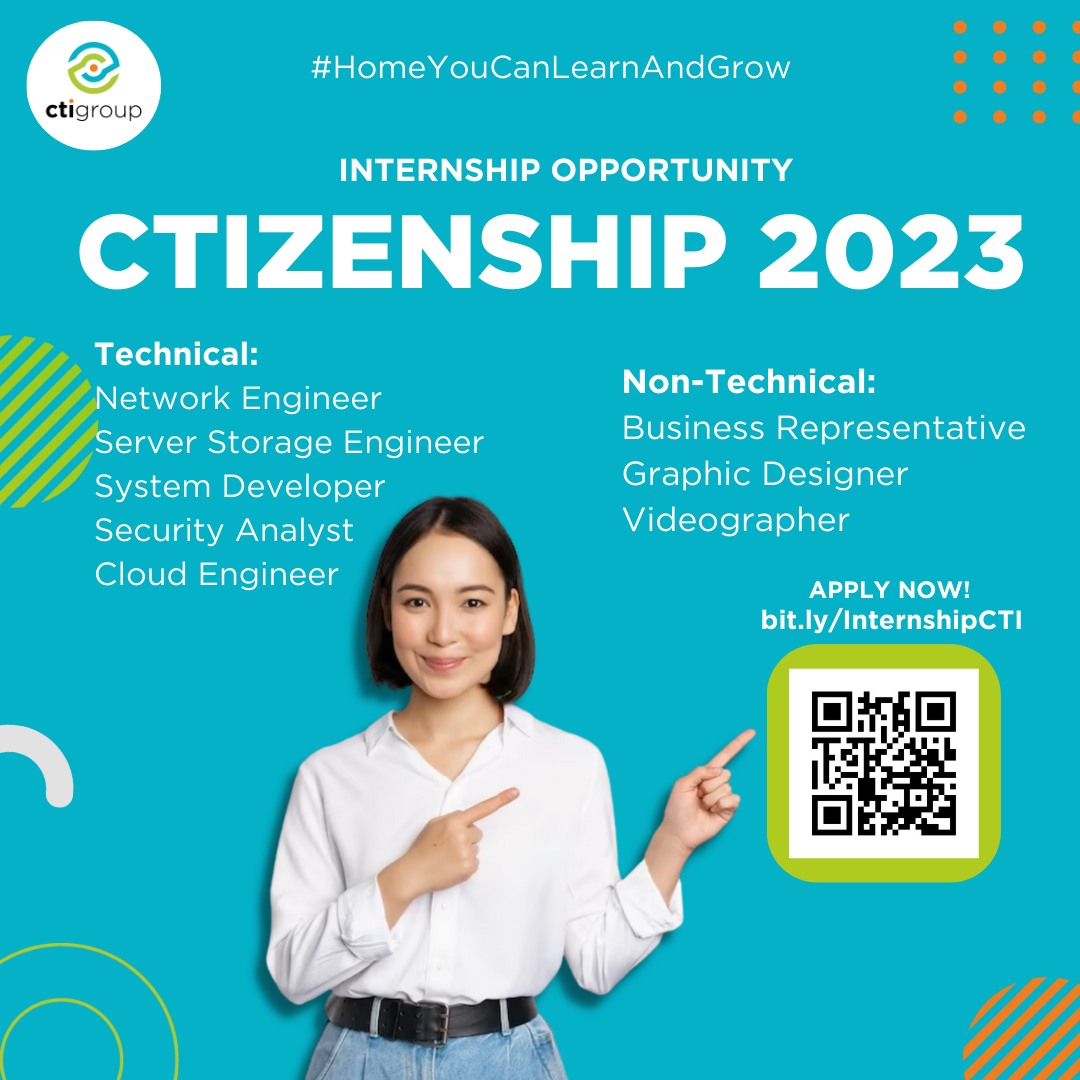 Internship Opportunity CTIZENSHIP 2023 @CTI GROUP