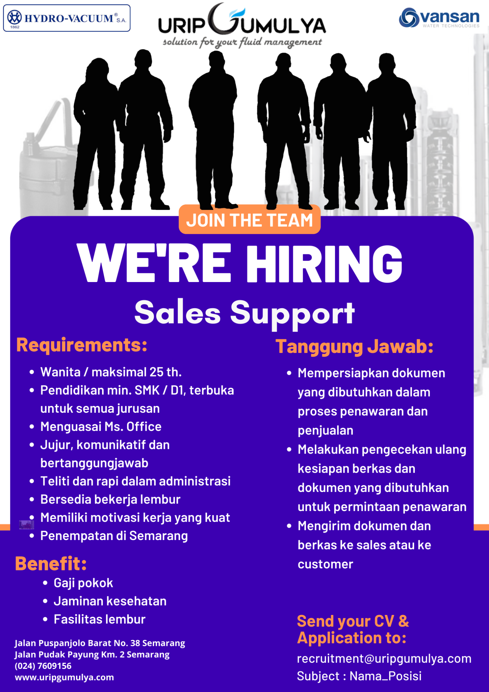 Sales Support @URIP GUMULYA