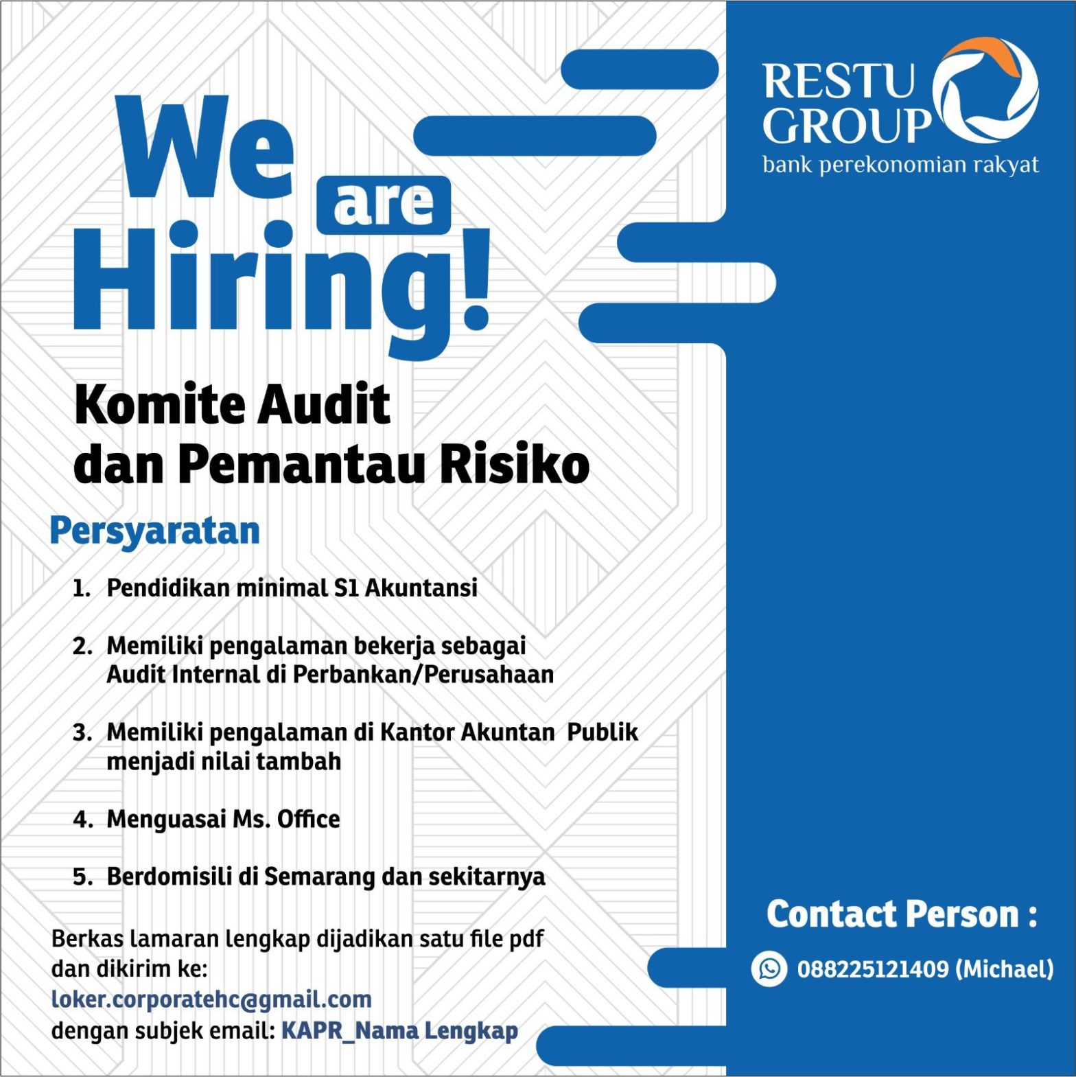 Komite Audit & Pemantau Resiko @RESTU GROUP