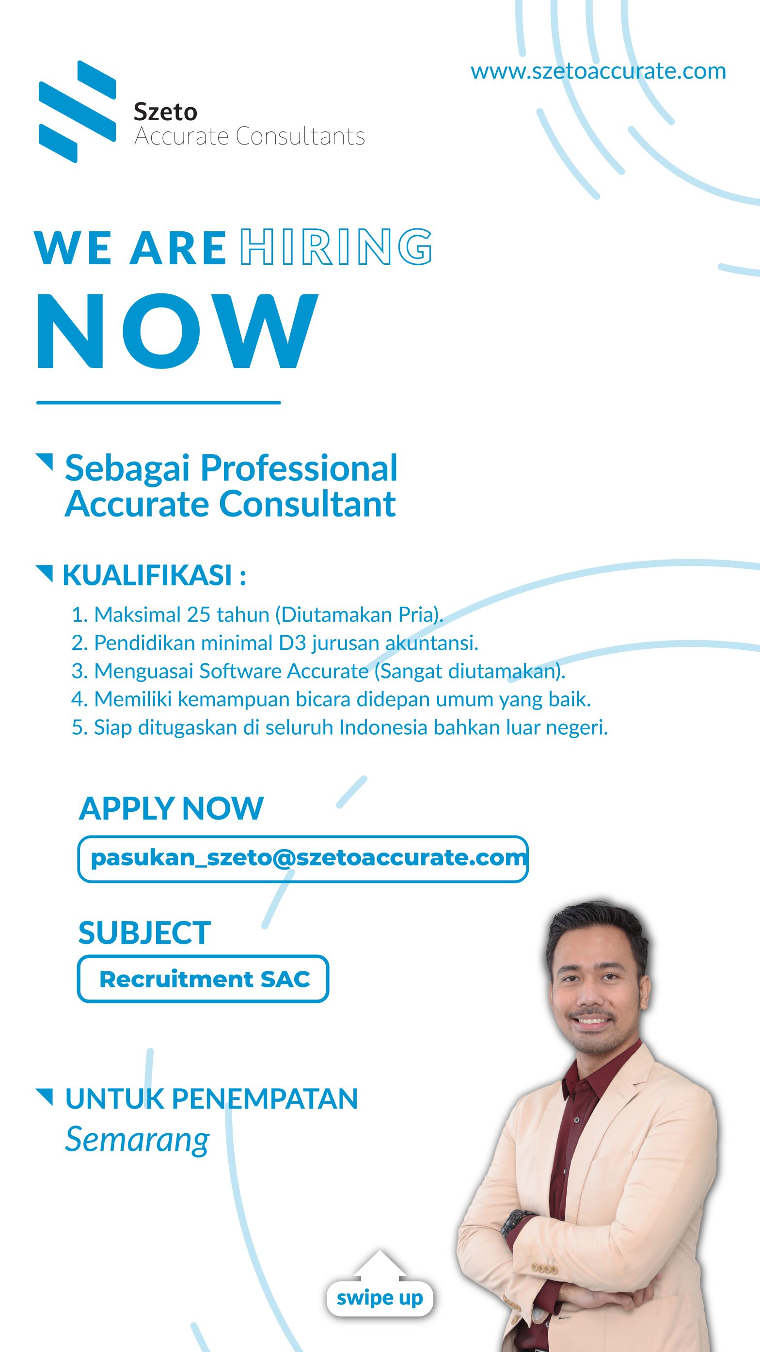 Lowongan Kerja Agustus 2023 – SZETO Accurate Consultans – Profesional Accurate Consultans