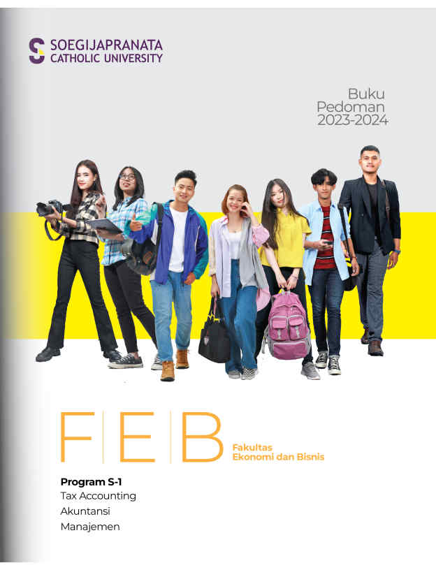 Cover Buku Pedoman Fakultas Ekonomi Bisnis 2023-2024