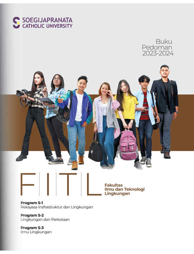 Cover Buku Pedoman Fakultas Ilmu Teknologi Lingkungan 2023-2024