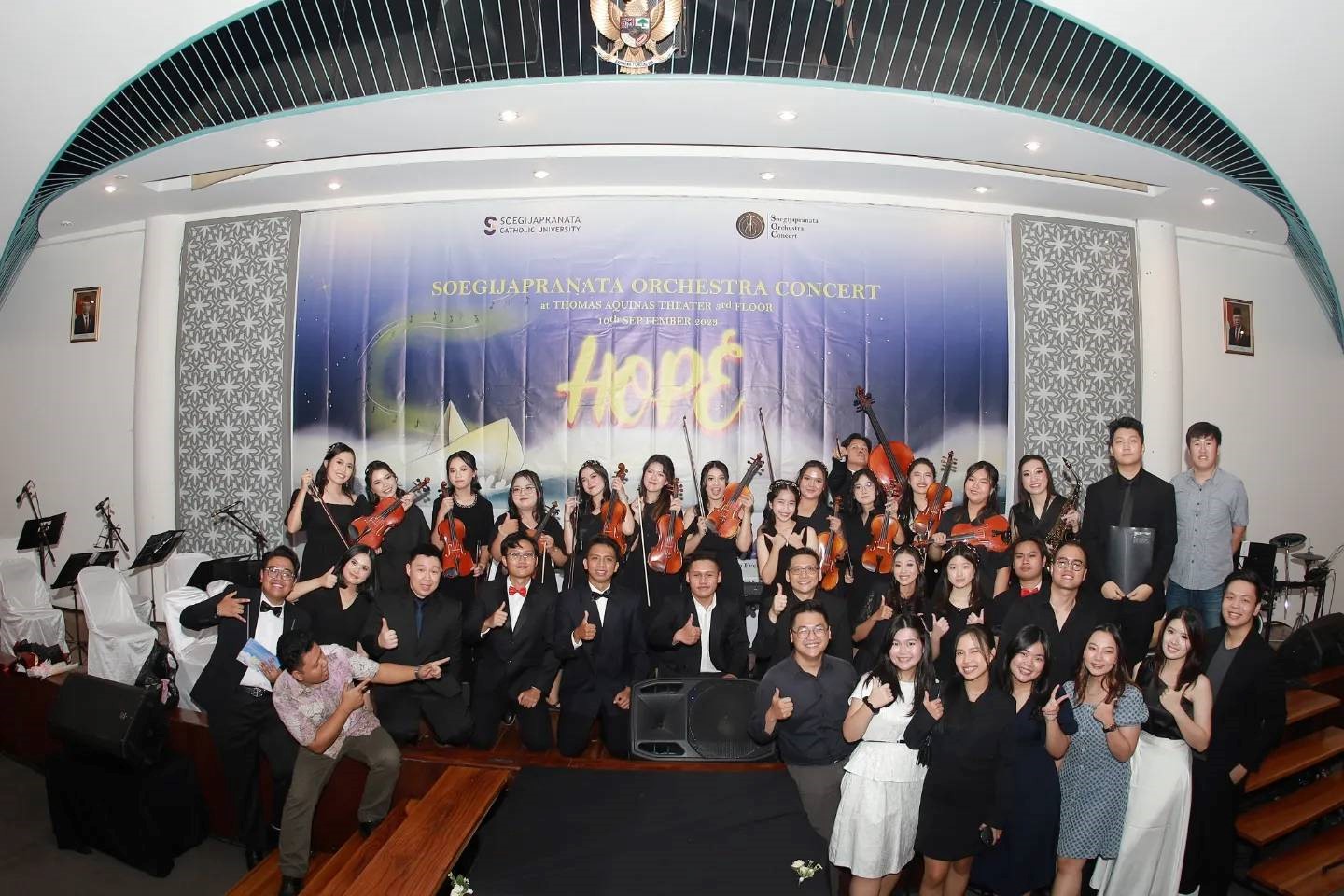 UKM Orchestra SCU Sukses Gelar Soegijapranata Orchestra Concert