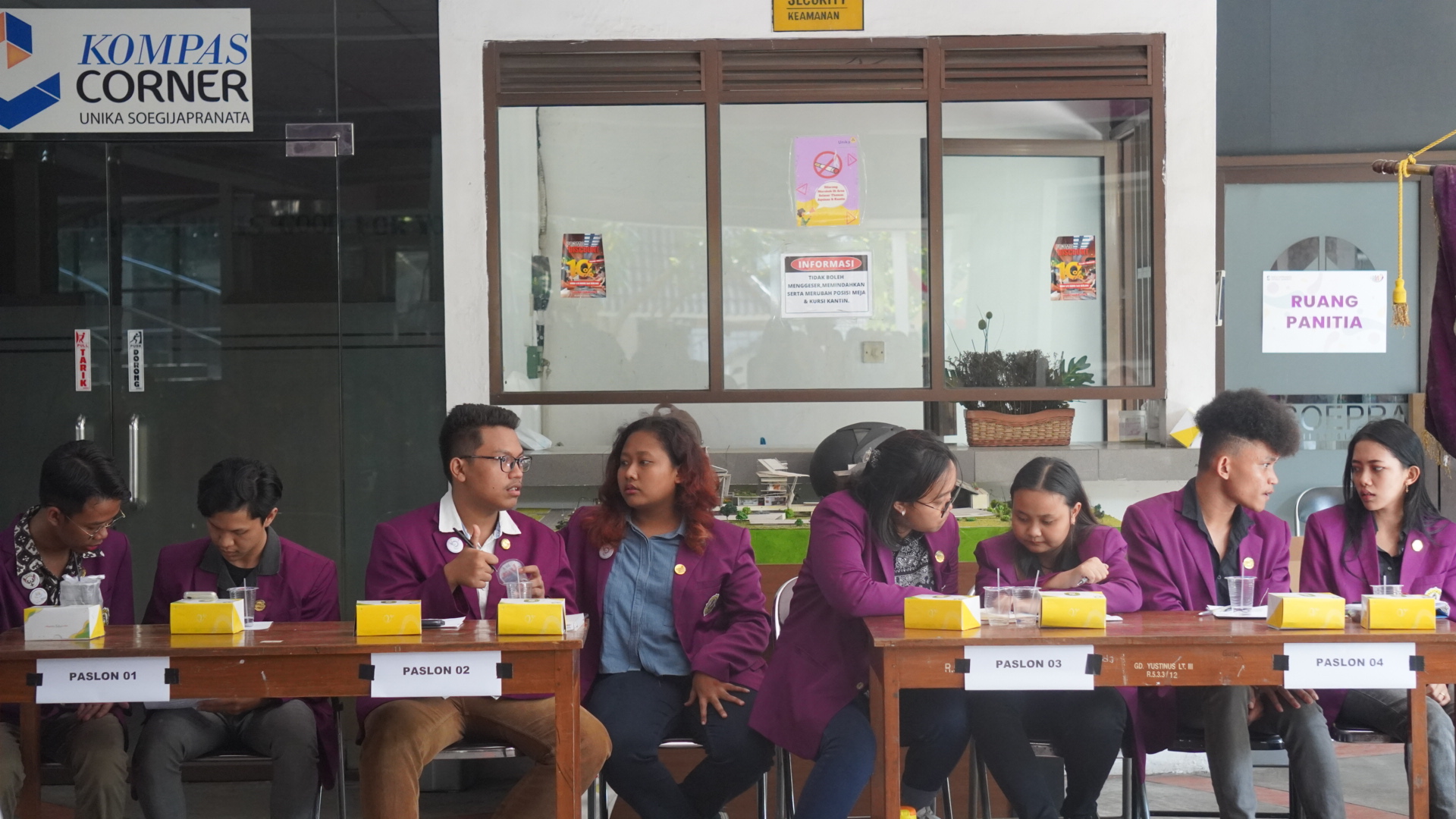 Uji Publik Paslon Ketua dan Wakil Badan Eksekutif Mahasiswa Universitas (BEMU) 2023