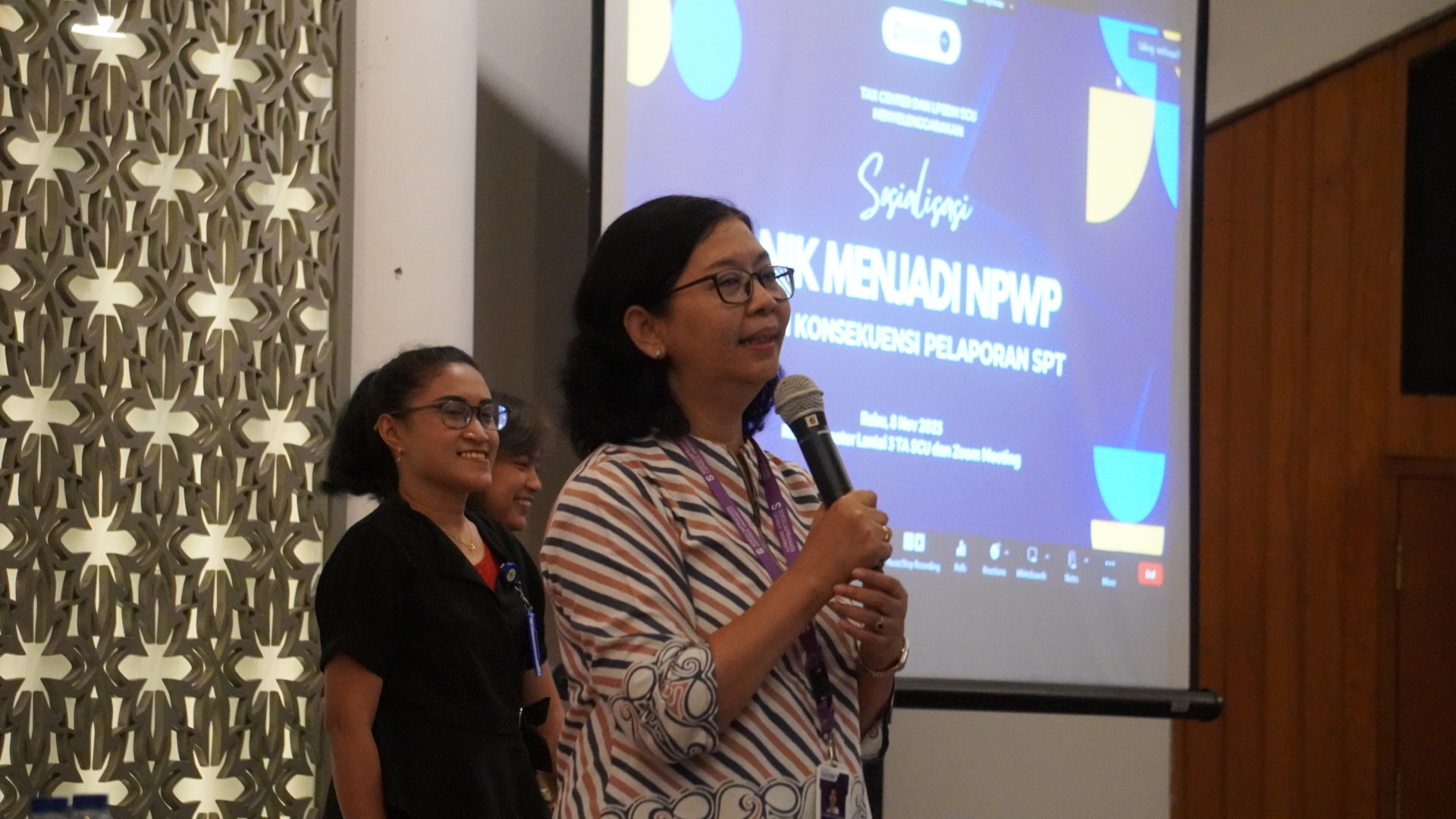 Tax Center FEB SCU Bersama LPSDM SCU Gelar Sosialisasi NPWP Tax Center FEB SCU Bersama LPSDM SCU Gelar Sosialisasi NPWP