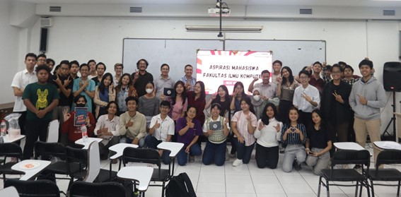 Senat Mahasiswa FIKOM SCU Jaring Aspirasi Mahasiswa