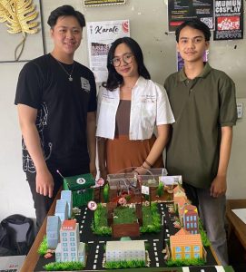 Mahasiswa FIKOM SCU Gagas Konsep Smart City, Dilengkapi Sensor Cegah Banjir