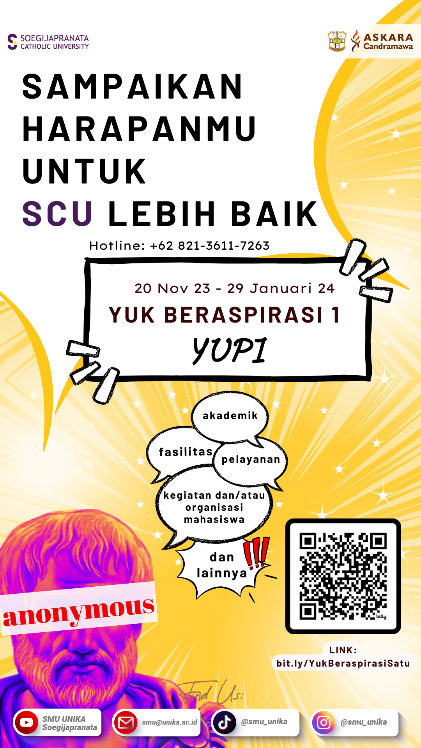 Senat Mahasiswa SCU Beri Wadah Aspirasi Bagi Mahasiswa Senat Mahasiswa SCU Beri Wadah Aspirasi Bagi Mahasiswa