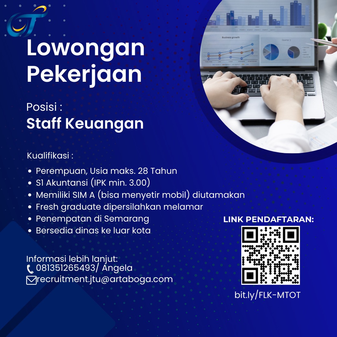 Lowongan Kerja Maret 2024 – Orang Tua Group – Staff Keuangan