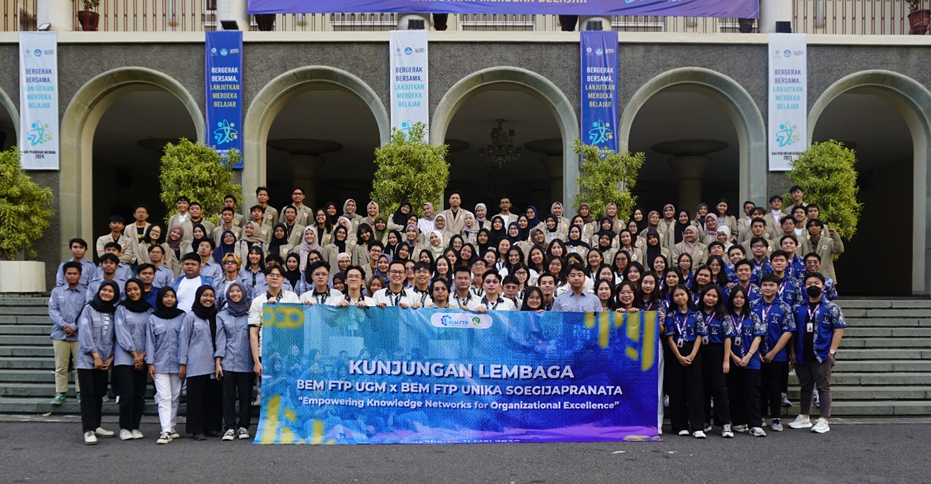 Studi Banding BEMF-TP SCU dan BEM FTP UGM, Ingatkan Pentingnya  Kerja Sama