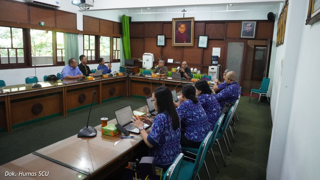 Bahas Pengelolaan Sistem Penjaminan Mutu, LPMI STIKPAR Toraja Lakukan Studi Banding ke SCU