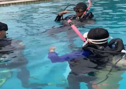 Calon Anggota SARAS SCU Siap Raih Sertifikasi Open Water