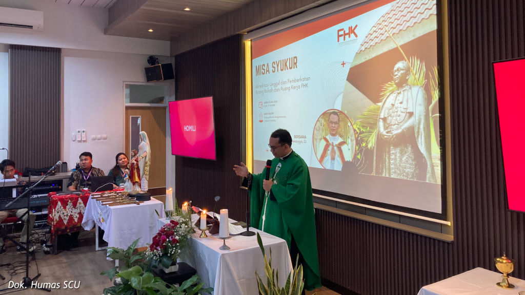 FHK SCU Rayakan Capaian Akreditasi Unggul Program Studinya di Gedung Baru