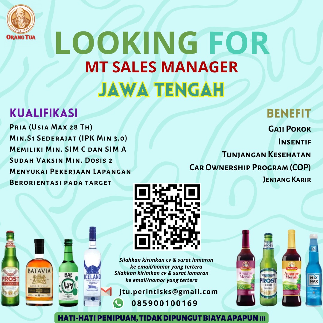 LOWKER Sept 2024: PERINTIS KARYA SENTOSA // MT Sales Manager LOWKER Sept 2024: PERINTIS KARYA SENTOSA // MT Sales Manager