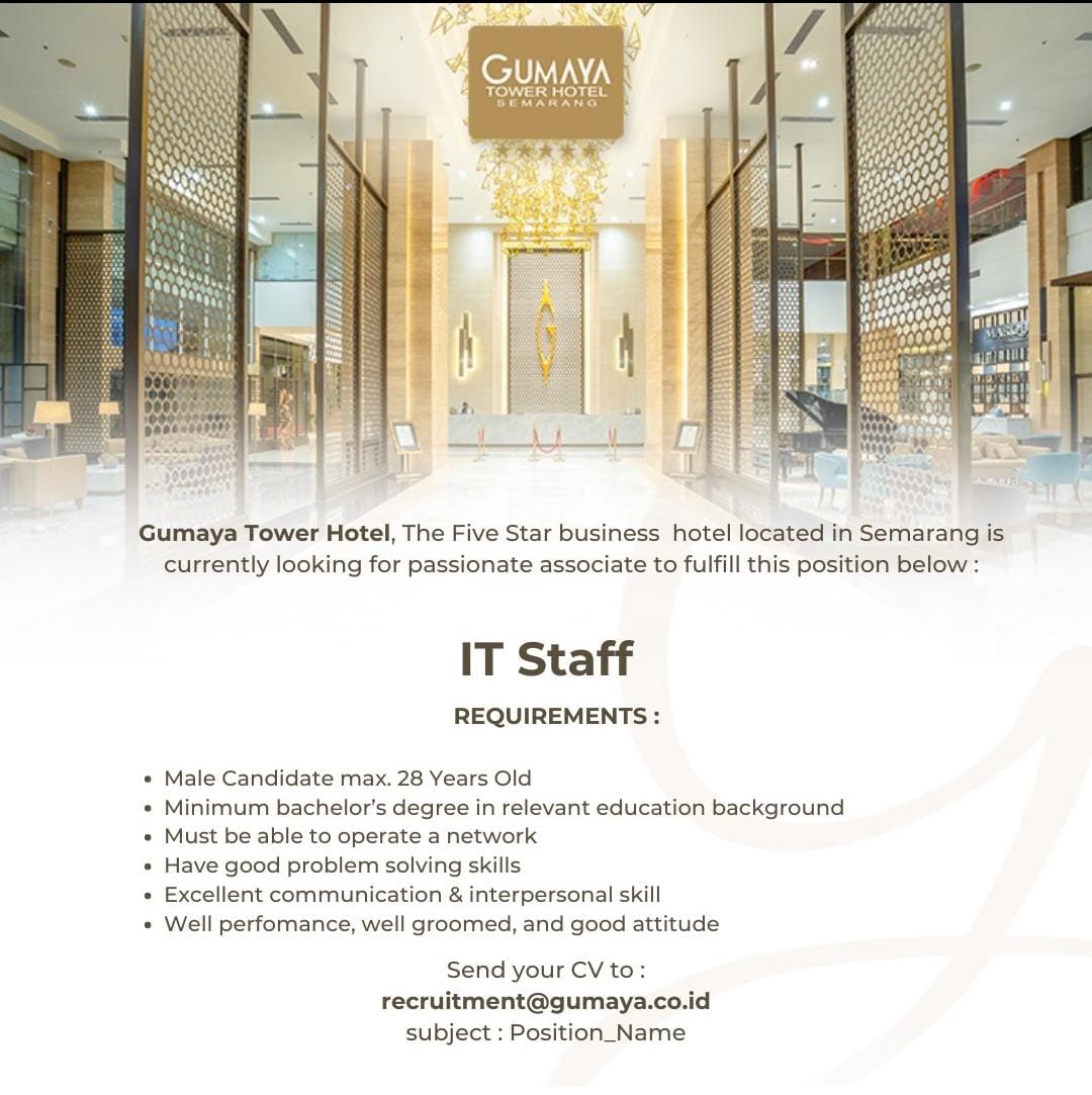 LOWKER SEPT2024: GUMATA TOWER HOTEL ||  IT Staff