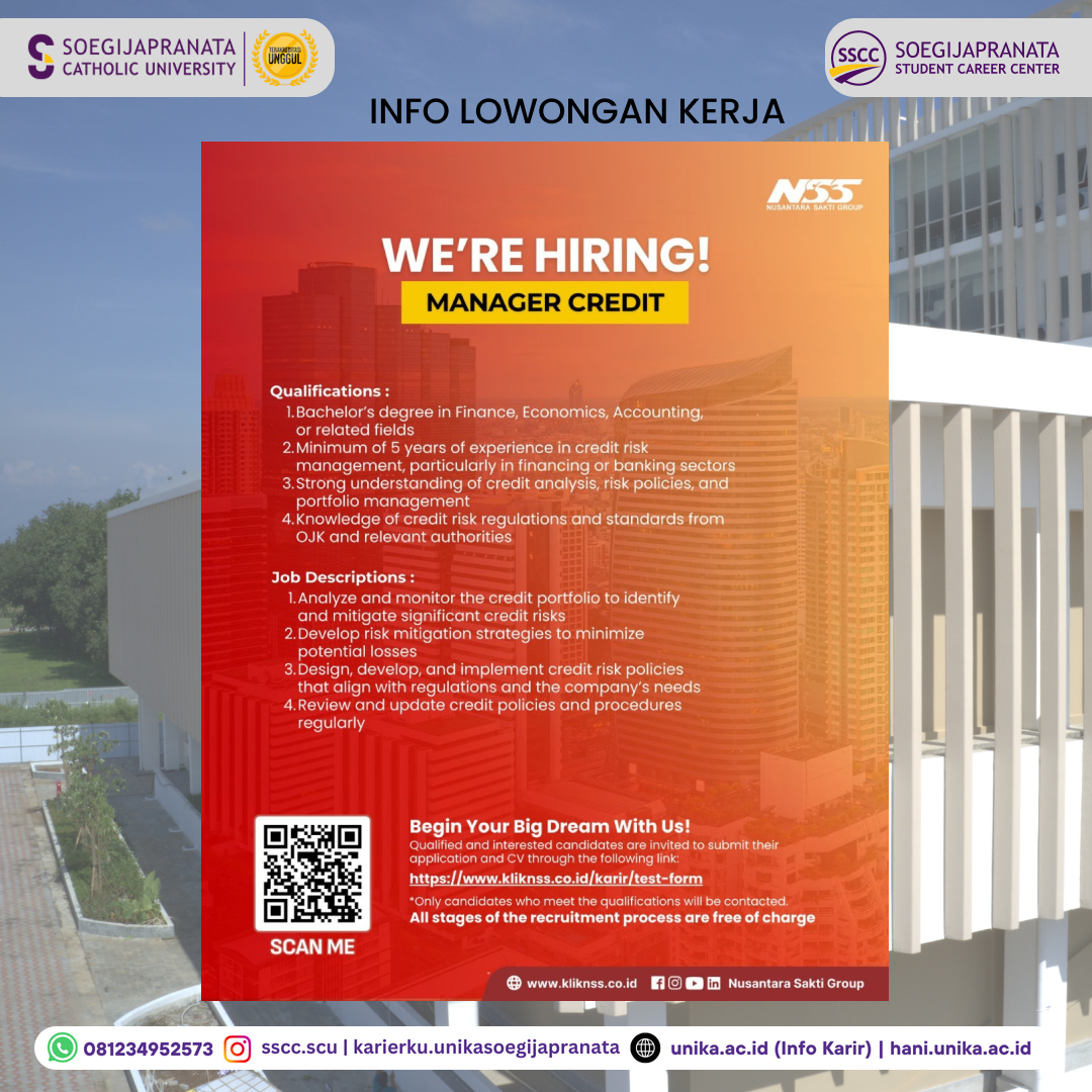 Loker Oktober 2024 – Nusantara Sakti Group || Manager Credit Loker Oktober 2024 – Nusantara Sakti Group || Manager Credit