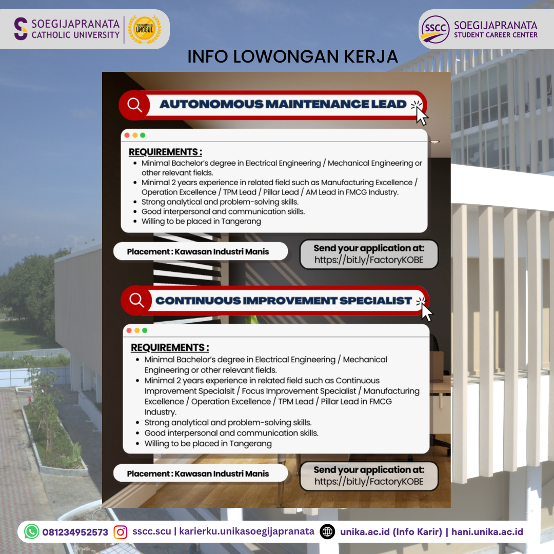 Loker Oktober 2024 – PT Kobe Boga Utama || Job Vacancy 2