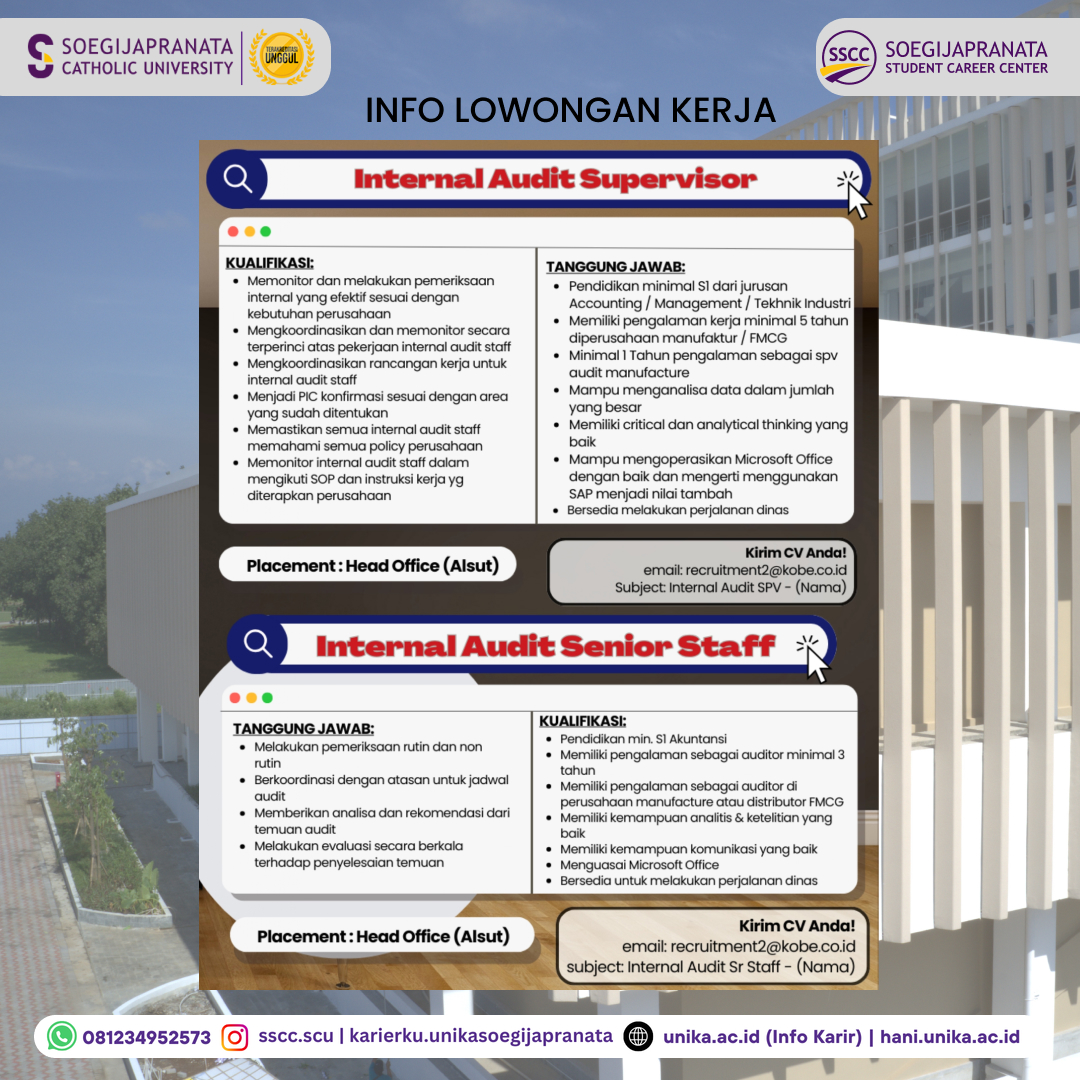 Loker Oktober 2024 – PT Kobe Boga Utama || Job Vacancy 5