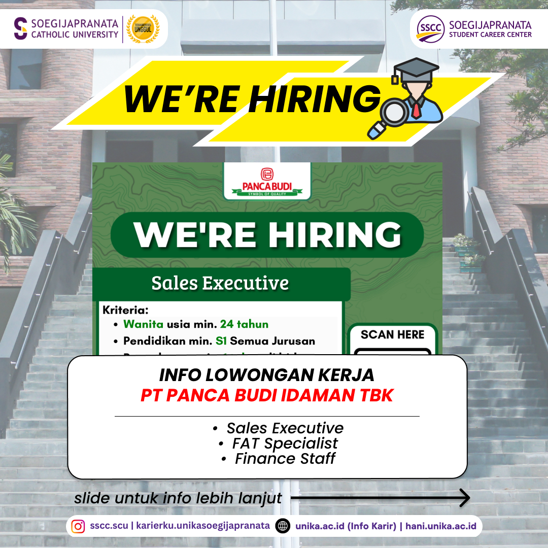 Loker November 2024 – Panca Budi Group || Job Vacancy