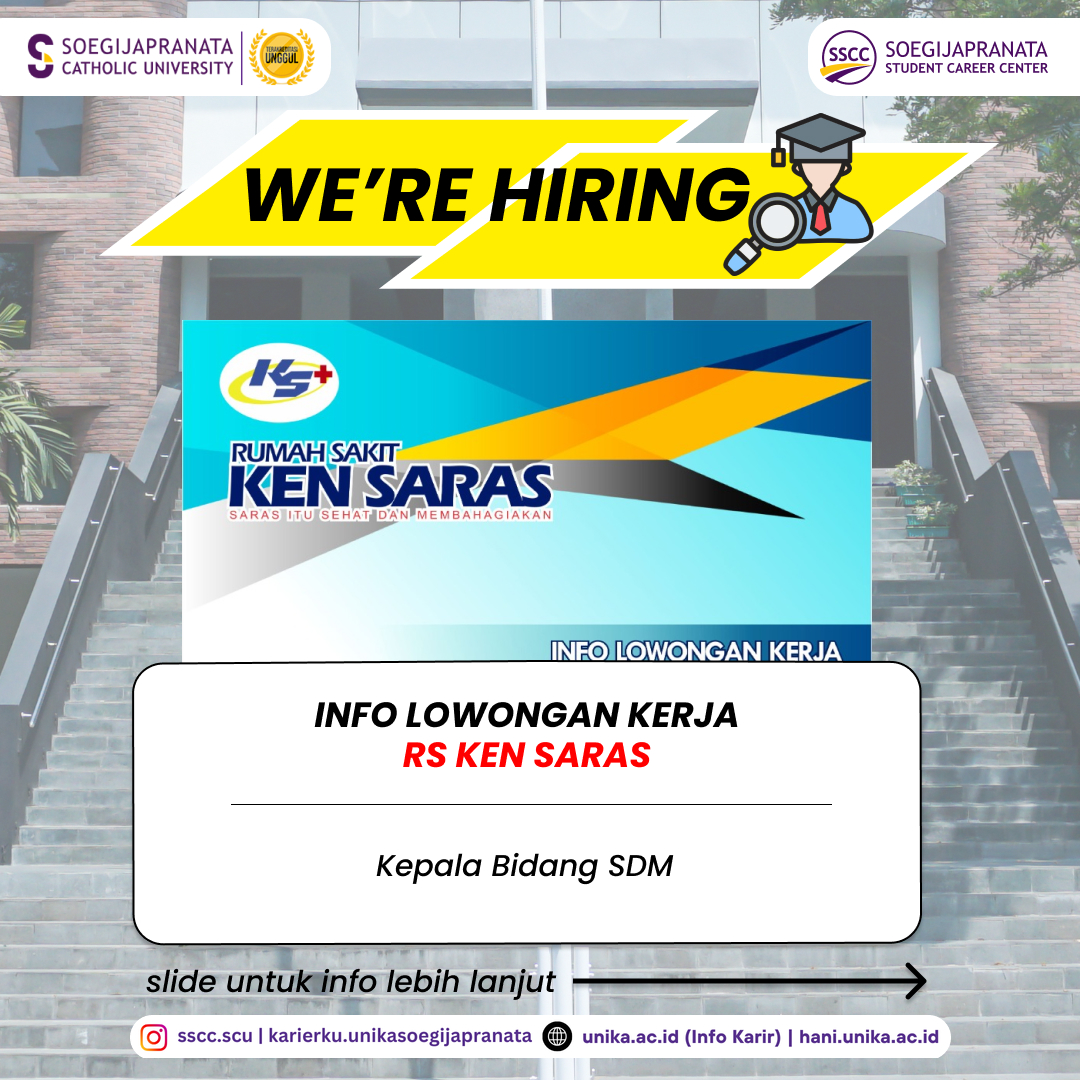 Loker November 2024 – RS Ken Saras || Kepala Bidang SDM