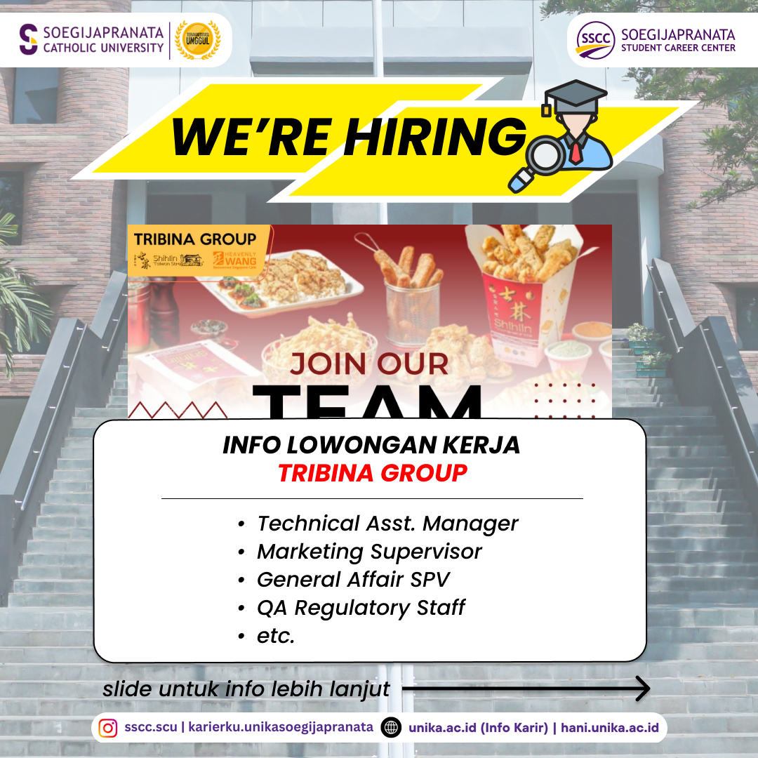 Loker November 2024 – Tribina Group || Job Vacancy Loker November 2024 – Tribina Group || Job Vacancy