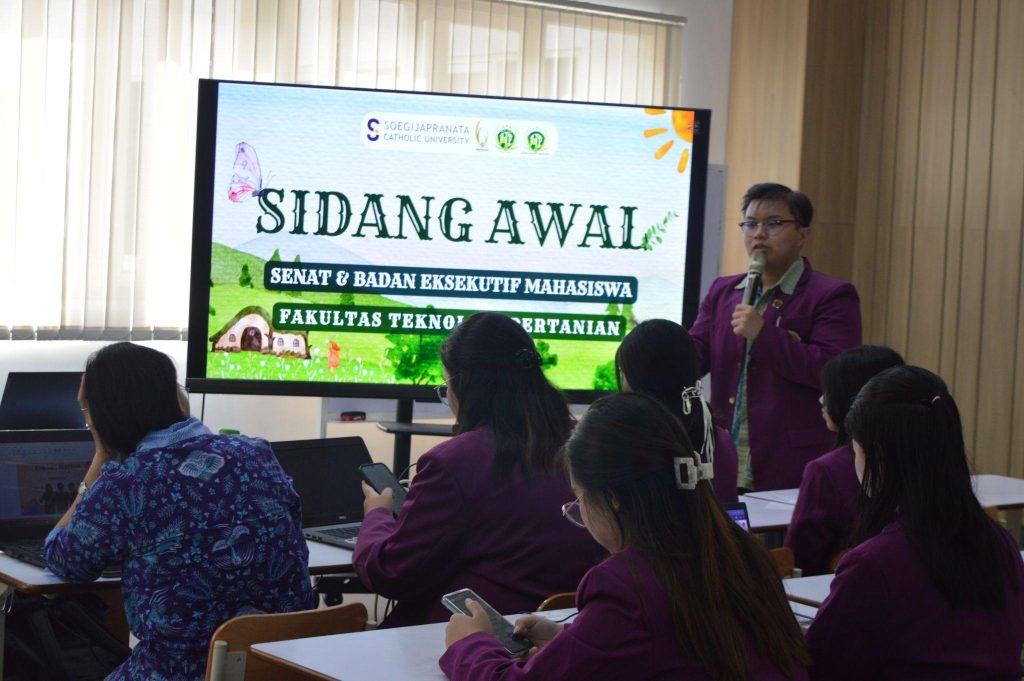 Gelar Sidang Awal, Ormawa FTP SCU Siapkan Program Kerja