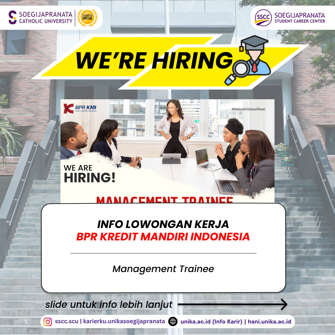 Loker Desember 2024 – BPR Kredit Mandiri Indonesia || Management Trainee