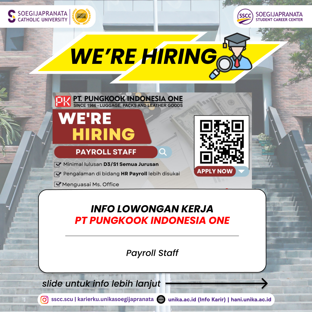 Loker Desember 2024 – PT Pungkook Indonesia One || Payroll Staff
