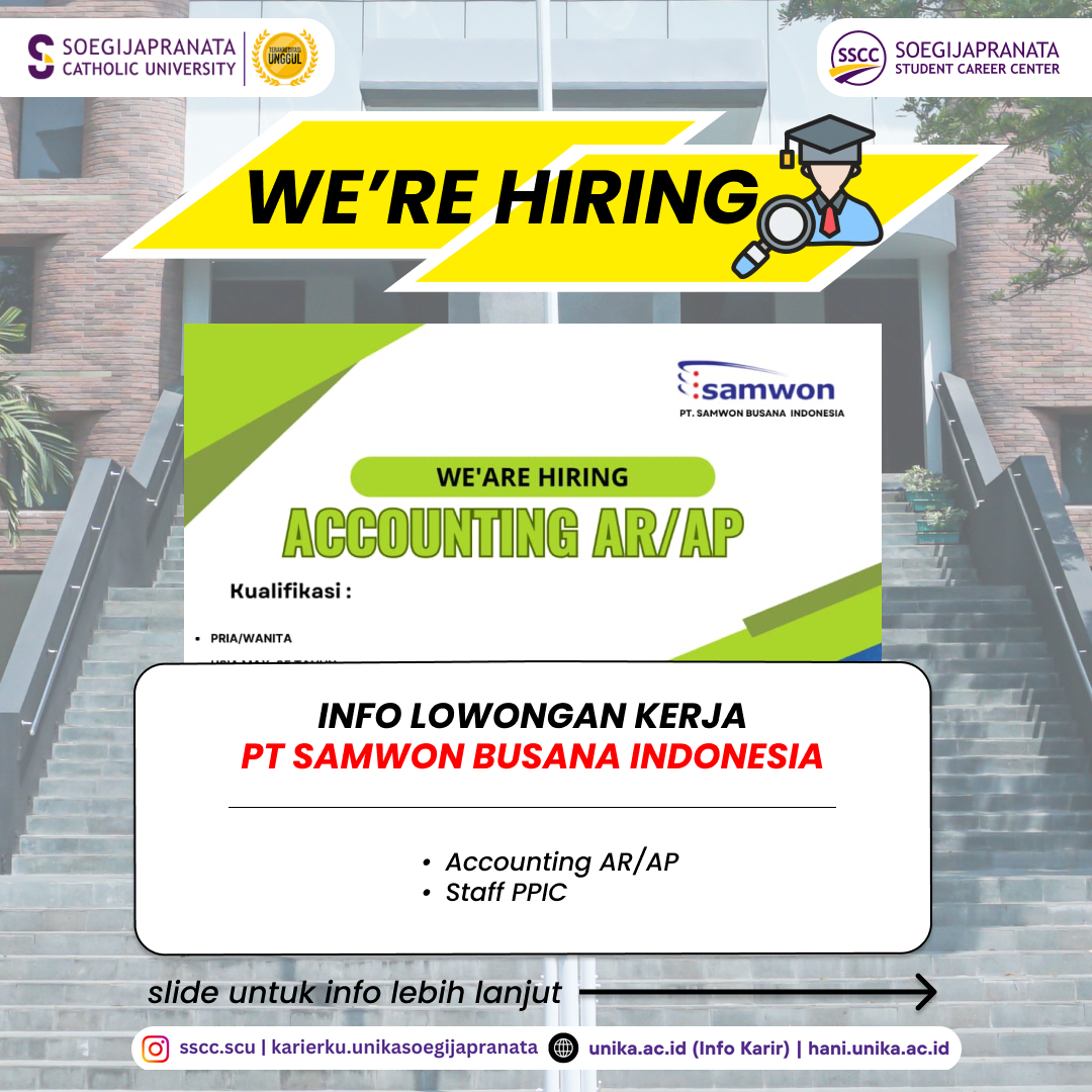 Loker Desember 2024 – PT Samwon Busana Indonesia || Job Vacancy