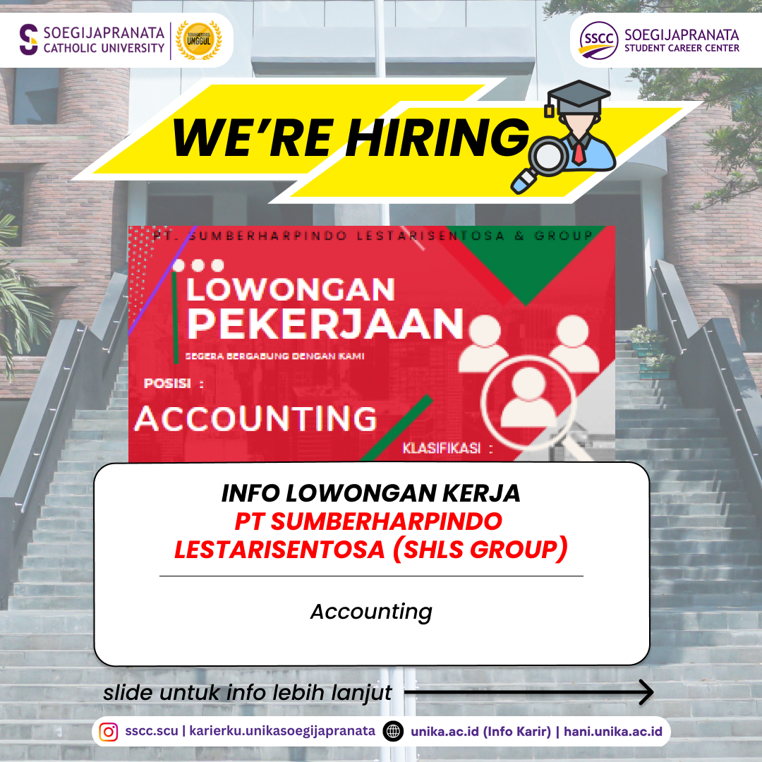 Loker Desember 2024 – PT SHLS Group || Accounting