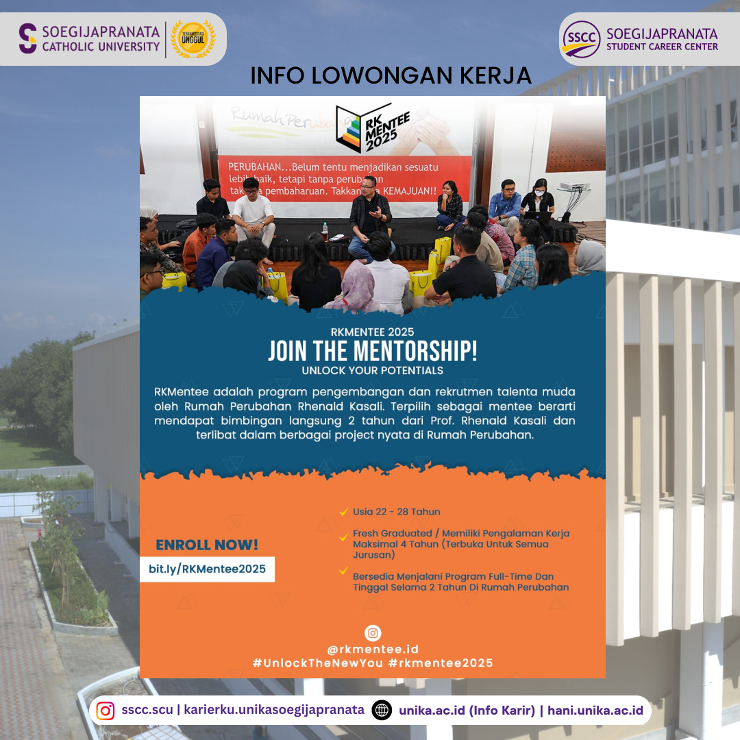 Loker Desember 2024 – Rumah Perubahan || RK Mentee 2025
