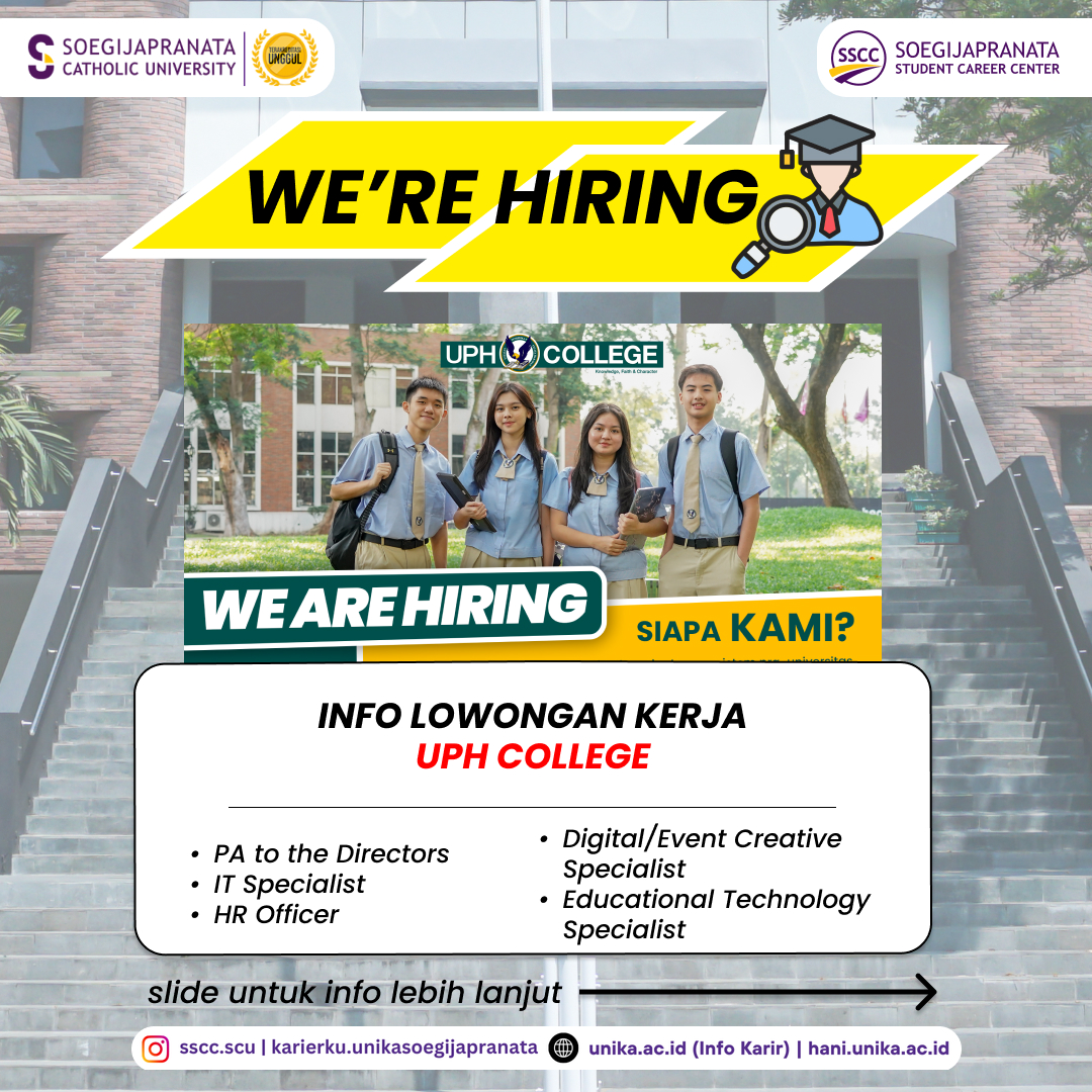 Loker Desember 2024 – UPH College || Job Vacancy Loker Desember 2024 – UPH College || Job Vacancy