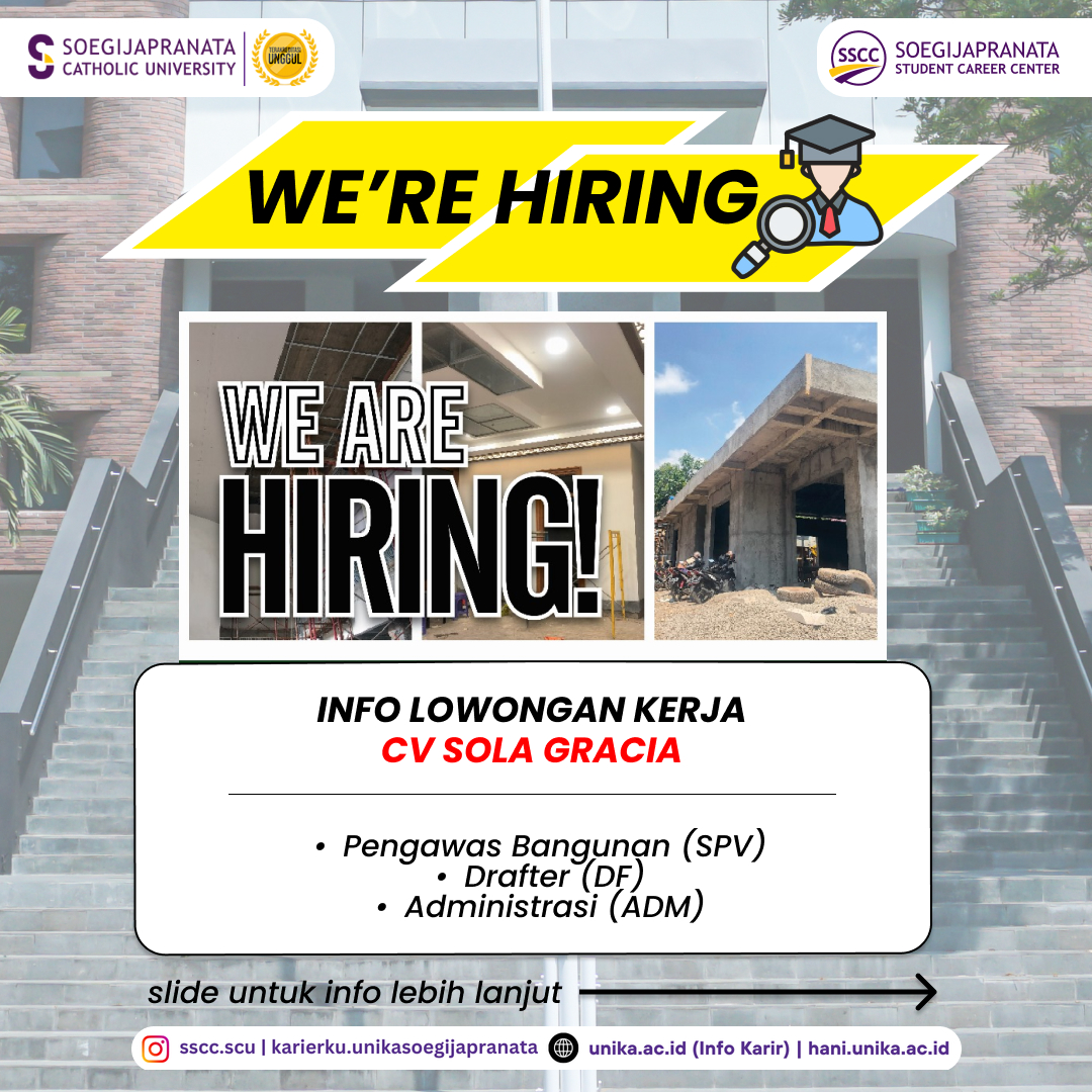Loker Desember 2024 – CV Sola Gracia || Job Vacancy