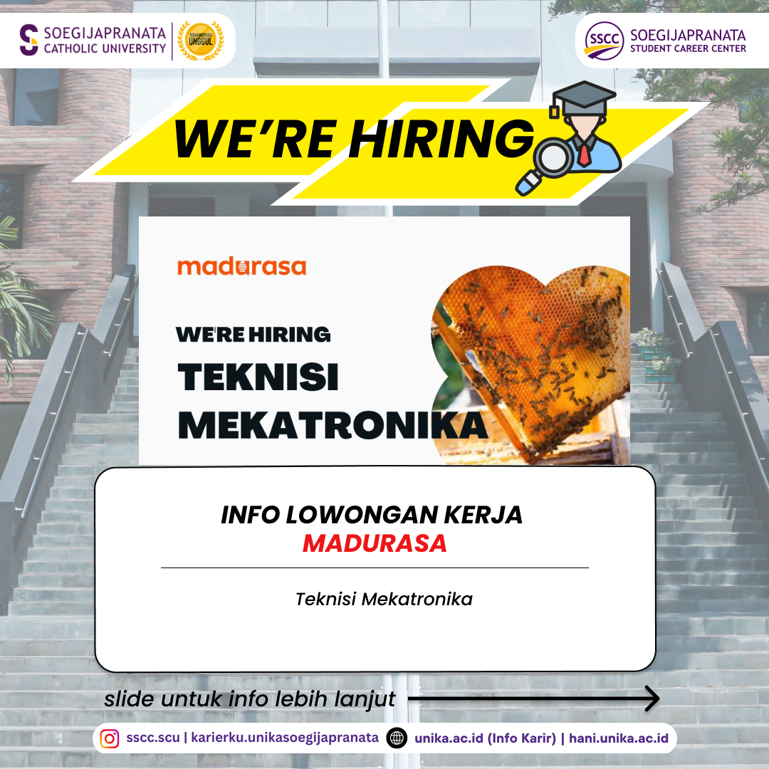 Loker Januari 2025 – Madurasa || Teknisi Mekatronika